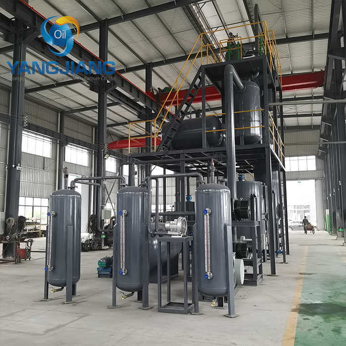 YJ-TY Used Engine Oil t o Base Oil Recyling Plant4