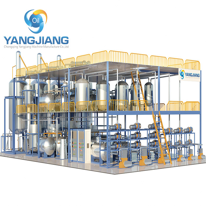 YJ-TY Used Engine Oil t o Base Oil Recyling Plant8