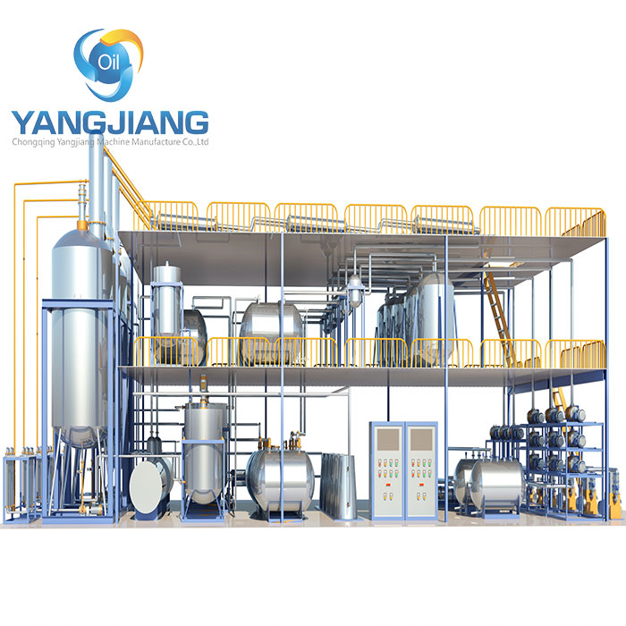 YJ-TY Used Engine Oil t o Base Oil Recyling Plant9